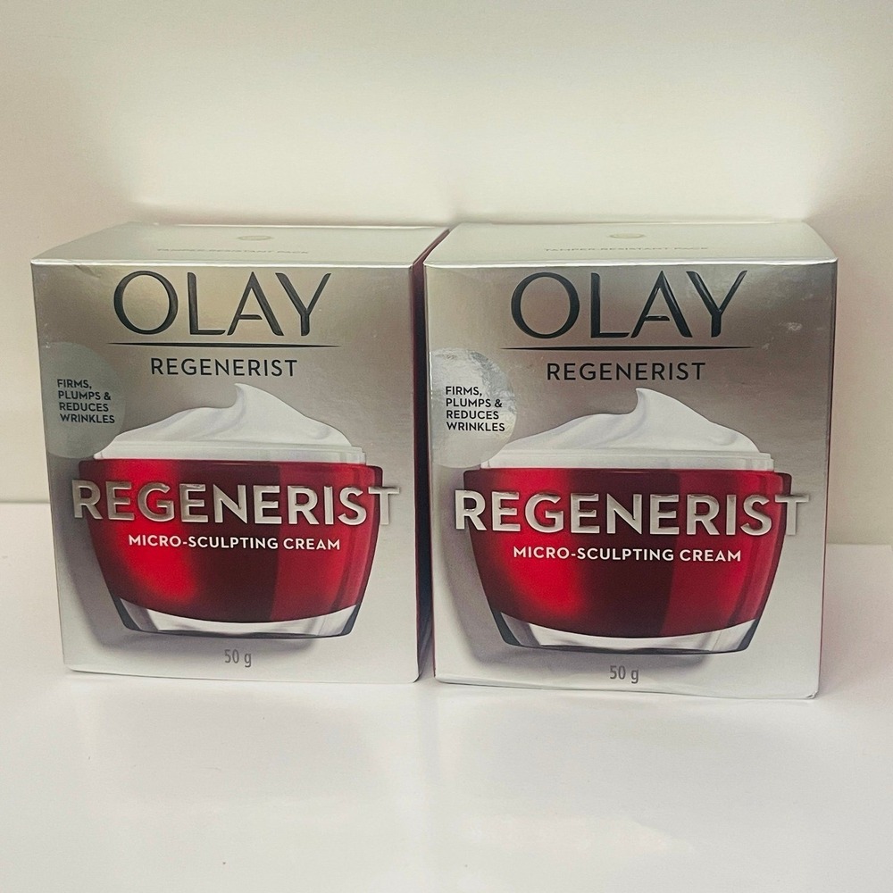 2 Olay Regenerist Micro-Sculpting Facial Cream Advanced Anti- Ageing Moisturizer